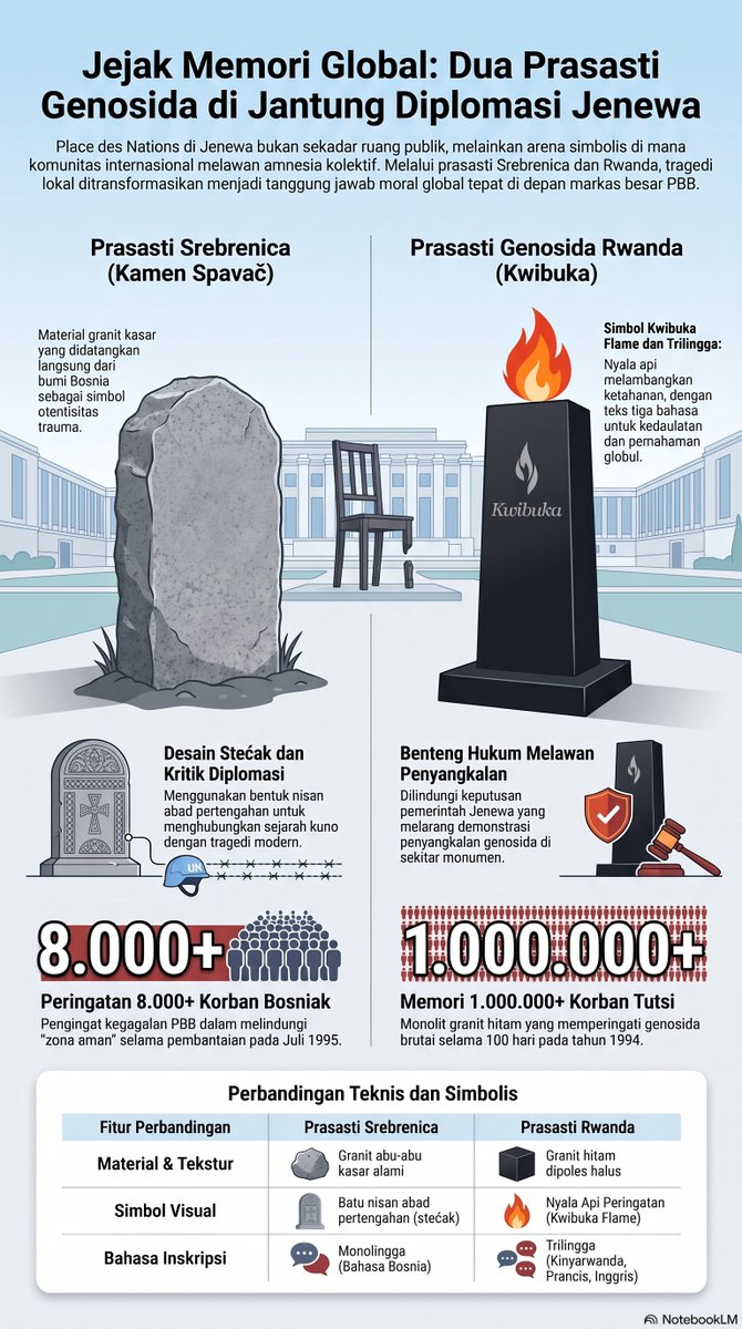 Abahe_ALIS's tweet photo. Geopolitik Memori: Prasasti Genosida Srebrenica dan Rwanda https://t.co/76qLBPrzKB