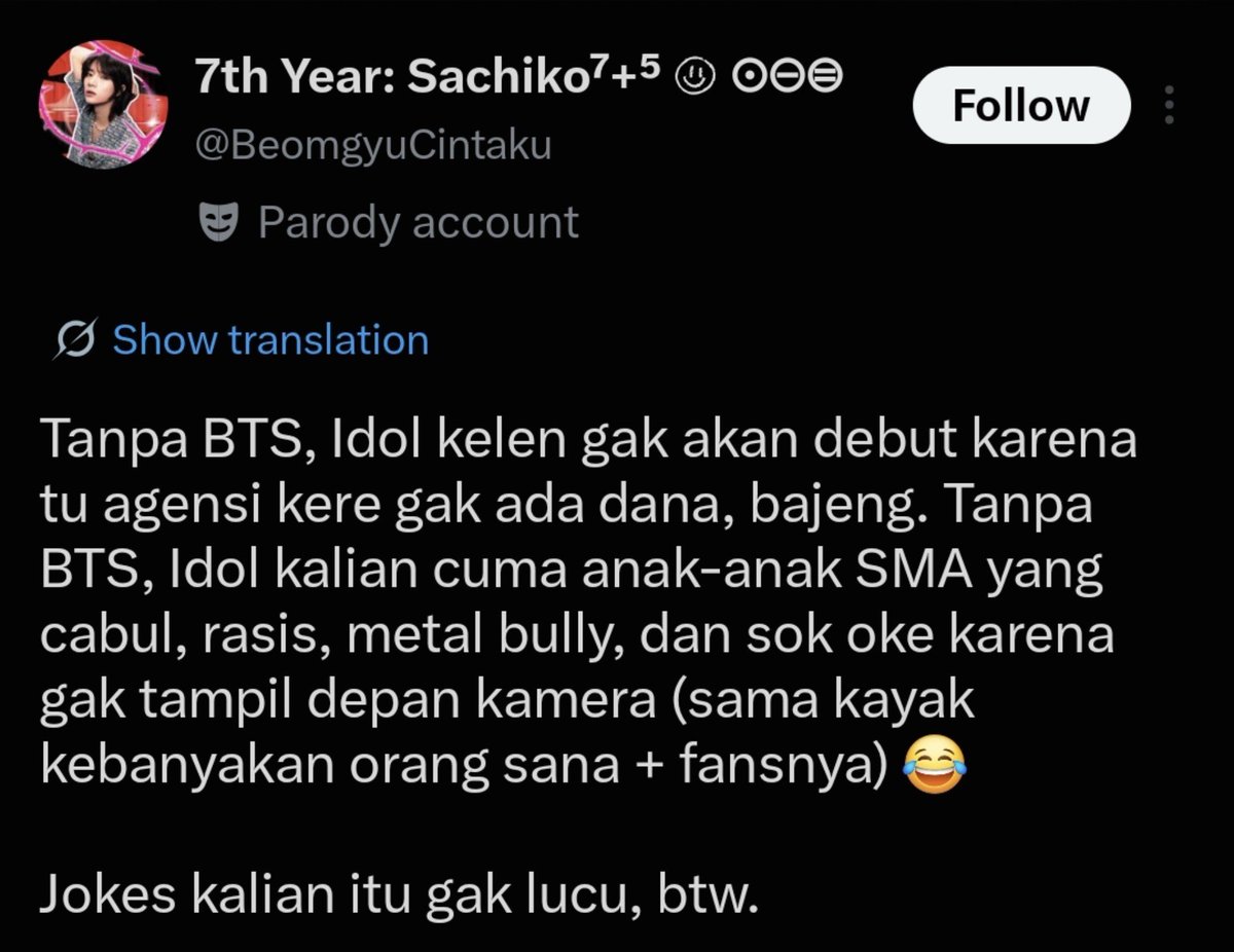 sushimatchaa_'s tweet photo. Begitulah manusia, ninggalin masalah segede apa tapi endingnya selalu ditutup sama klarif &amp; minta maaf. Setimpal? Gatau. Prestasi sebaik itu malah dapet jejak digital sejelek ini, dan lo bayangin fitnah ini keluar sehari setelah di post prestasinya itu. https://t.co/8da78mLrTG