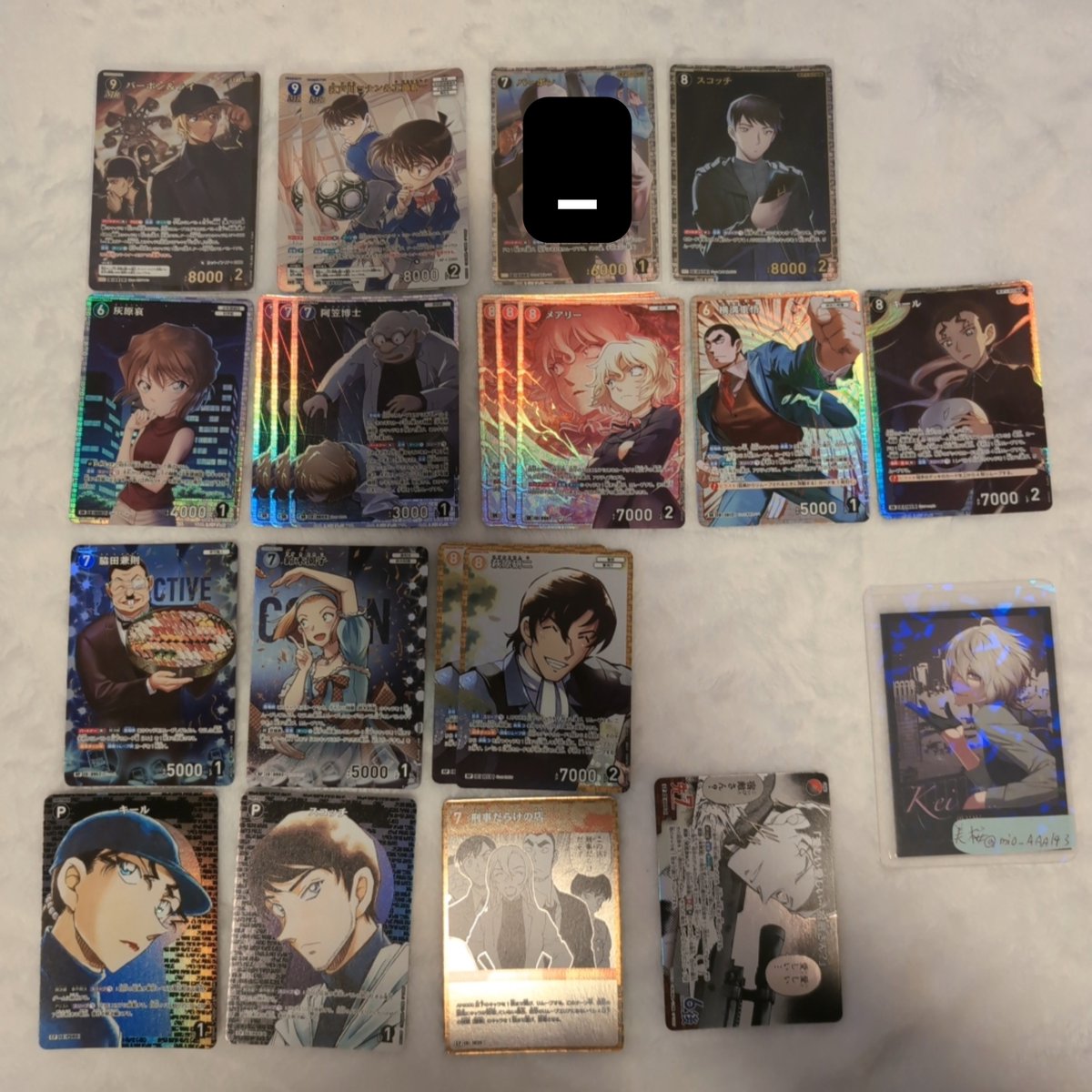 mio_AAA143's tweet photo. 画像6の最上段はキラプロモ、2.3段目はノーマルプロモです
組み合わせによりお断りさせて頂く場合もありますが比率違いも可能ですのでお気軽にお声掛けください
お声掛けは元ポストにお願い致します

交換 譲渡 名探偵コナン コナンカード TCG 追憶の盟友 https://t.co/8P6WvXFDX7