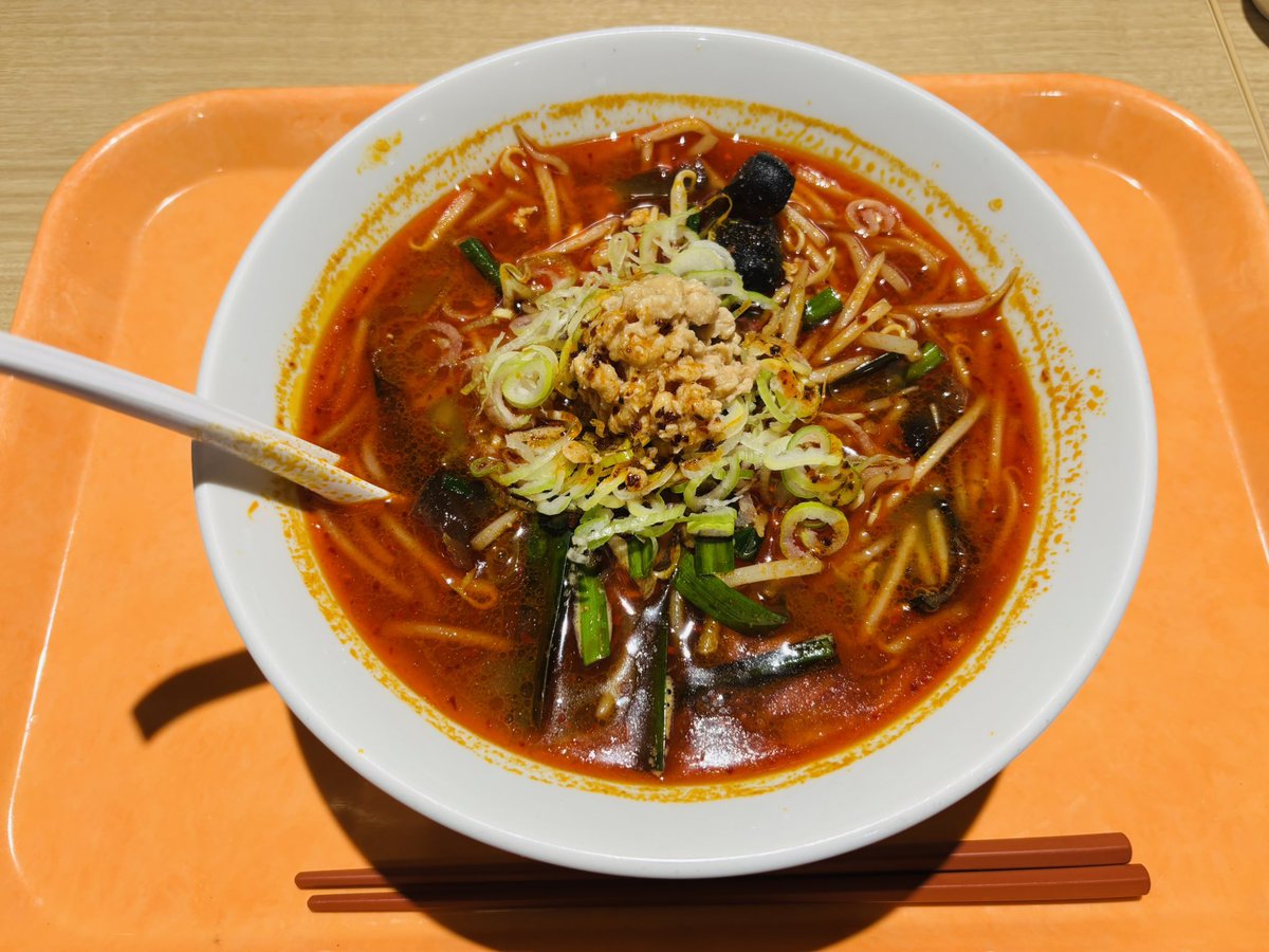 ena_typeab's tweet photo. 会津レッド🍜
辛くないよ！

#幸楽苑
#ラーメン https://t.co/CswCu1M7Ri