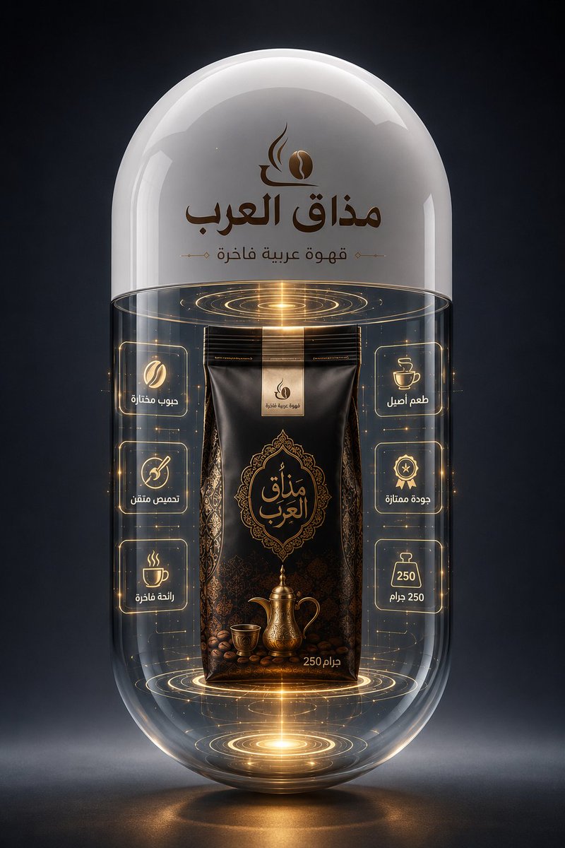 AI_News_AR's tweet photo. منتجك قد يكون ممتاز لكن طريقة عرضه تخليه يبدو رخيص

صمم اعلانا مستقبليا لمنتج [اسم المنتج] داخل كبسولة زجاجية فاخرة مع كروت مزايا مضيئة ومنظمة داخل الكبسولة واضاءة سينمائية وهوية تناسب المنتج وتصميم اصلي بدون علامة مائية

#برمبت #الذكاء_الاصطناعي #prompt #chatgpt https://t.co/khsPtT47RT