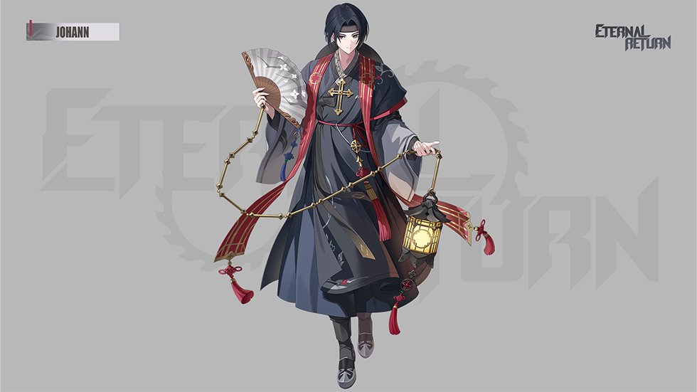 EternalReturnJP's tweet photo. 📢【シーズン13】実装予定スキン

【シーズン13】の実装予定スキン、「制服 カーラ」と「暗行御史 ヨハン」を公開します！

※ スキンの名前は後日変更されることがあります。
※ 画像は開発中のものであるため、実際のアップデートと異なる場合があります。
※ 開発状況によって発売予定は変更される可能性があります。

#エタリタ #エターナルリターン #新スキン