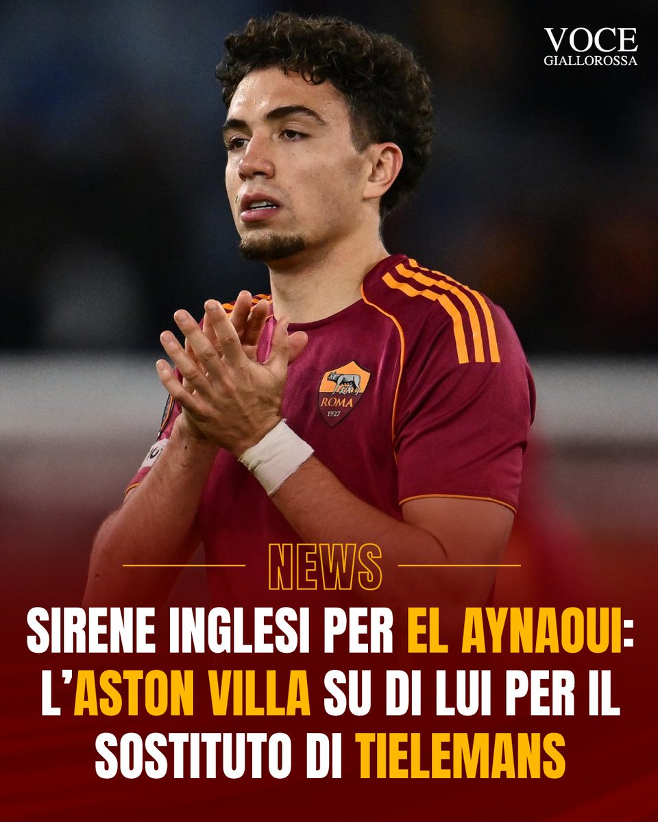 VoceGiallorossa's tweet photo. 💸Calciomercato Roma - El Aynaoui piace all'Aston Villa come sostituto di Tielemans

#ASRoma #Vocegiallorossa #SerieA #calciomercato #ElAynaoui

https://t.co/OtZGwVI01E https://t.co/B62M7UelHc