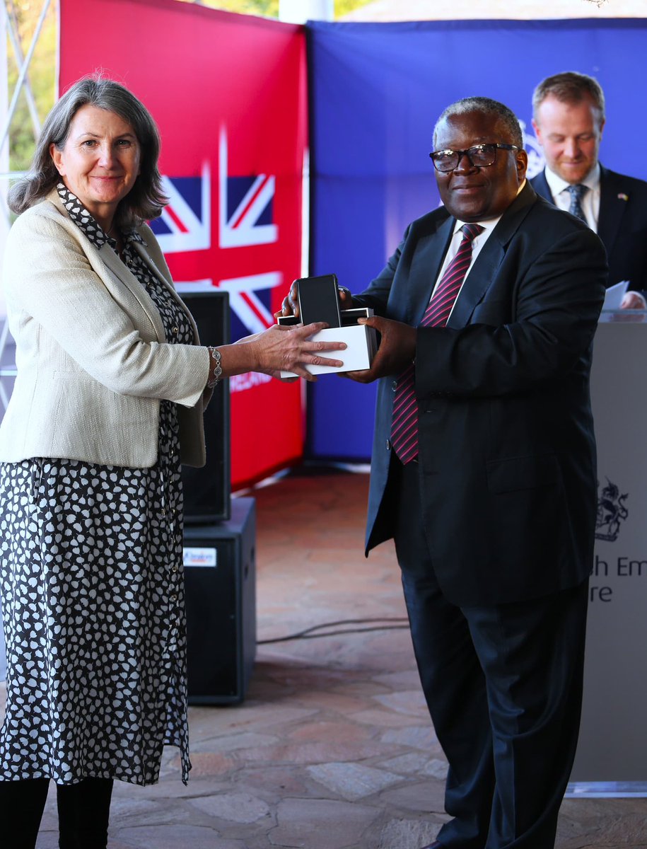 UKinZimbabwe's tweet photo. Dr Jo Abbot hosted partners from Gvt of 🇿🇼, law enforcement, academia &amp; civil society to launch 🇬🇧🇿🇼 Anti-Human Trafficking Week. 

UK Border Force donated forgery detection equipment &amp; 🇬🇧 signed a partnership agreement with @IOMZimbabwe to coordinate anti-trafficking activities https://t.co/jETmsIN9yq