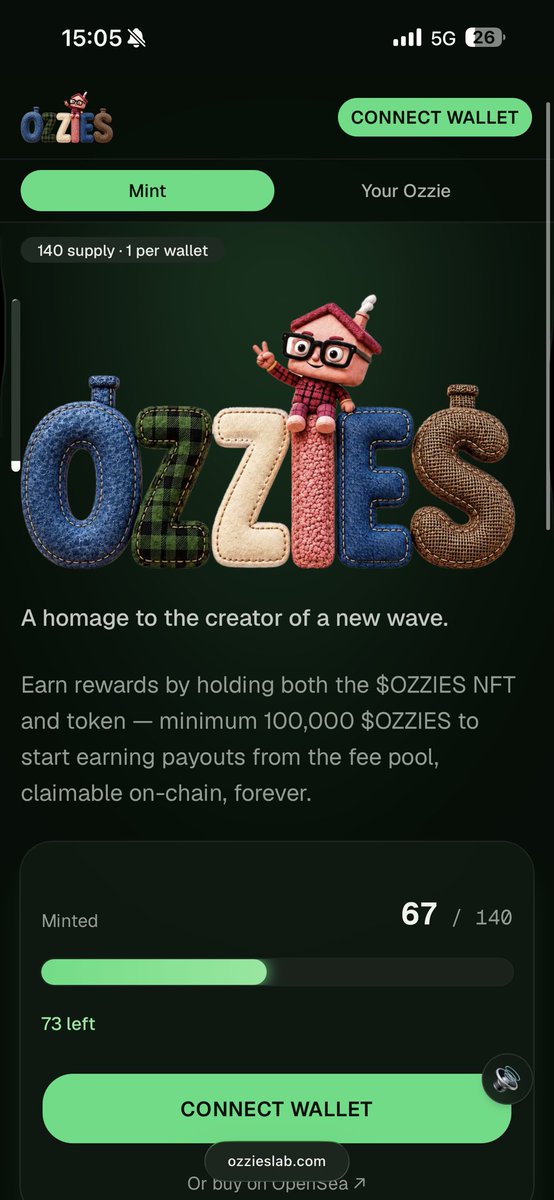 OZZIESlab's tweet photo. Dex has been paid. 

67/140 minted (67 huh)

Making X Comms, so all $ozzies can collectivly push! 

🏠🧪 https://t.co/o9asoaddIW