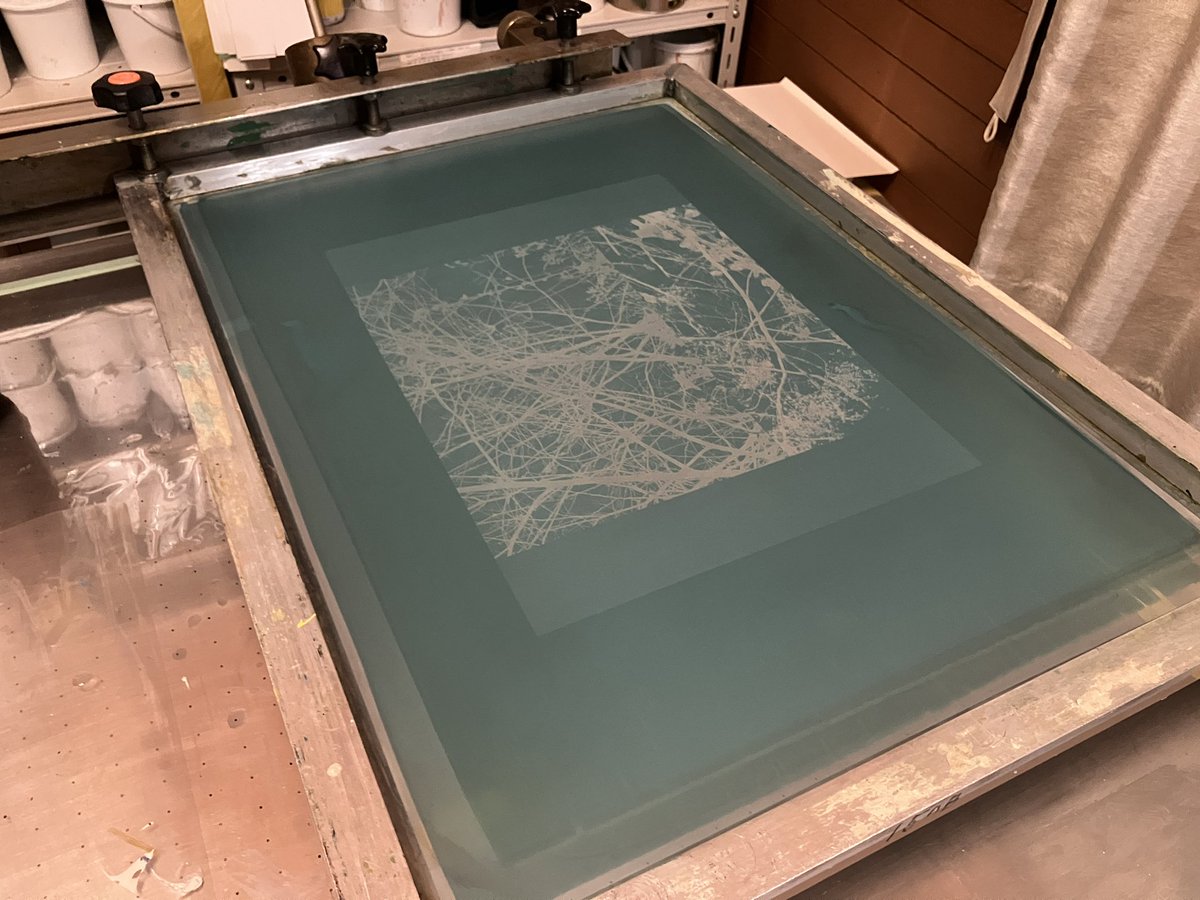 Taichi_Kodama26's tweet photo. Work in progress “Graftage:Montage #silkscreen #シルクスクリーン　#silkscreen #miniprint #serigraphy https://t.co/76EEyVGzKq