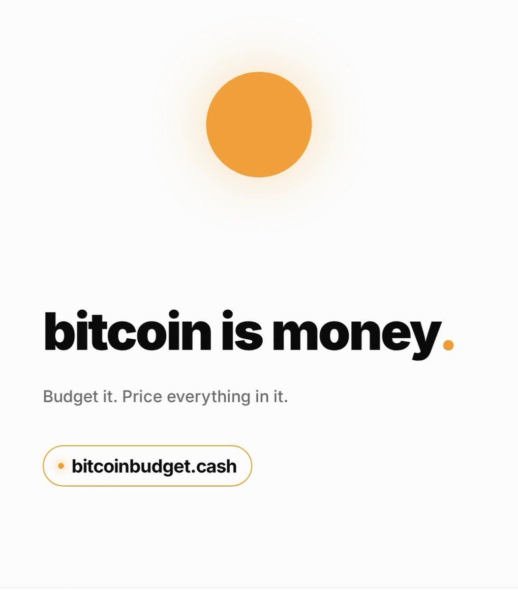 bitcoin_budget's tweet photo. Buy Bitcoin 
Budget in Bitcoin
Save in Bitcoin 
Spend in Bitcoin https://t.co/HOyfY81KK5