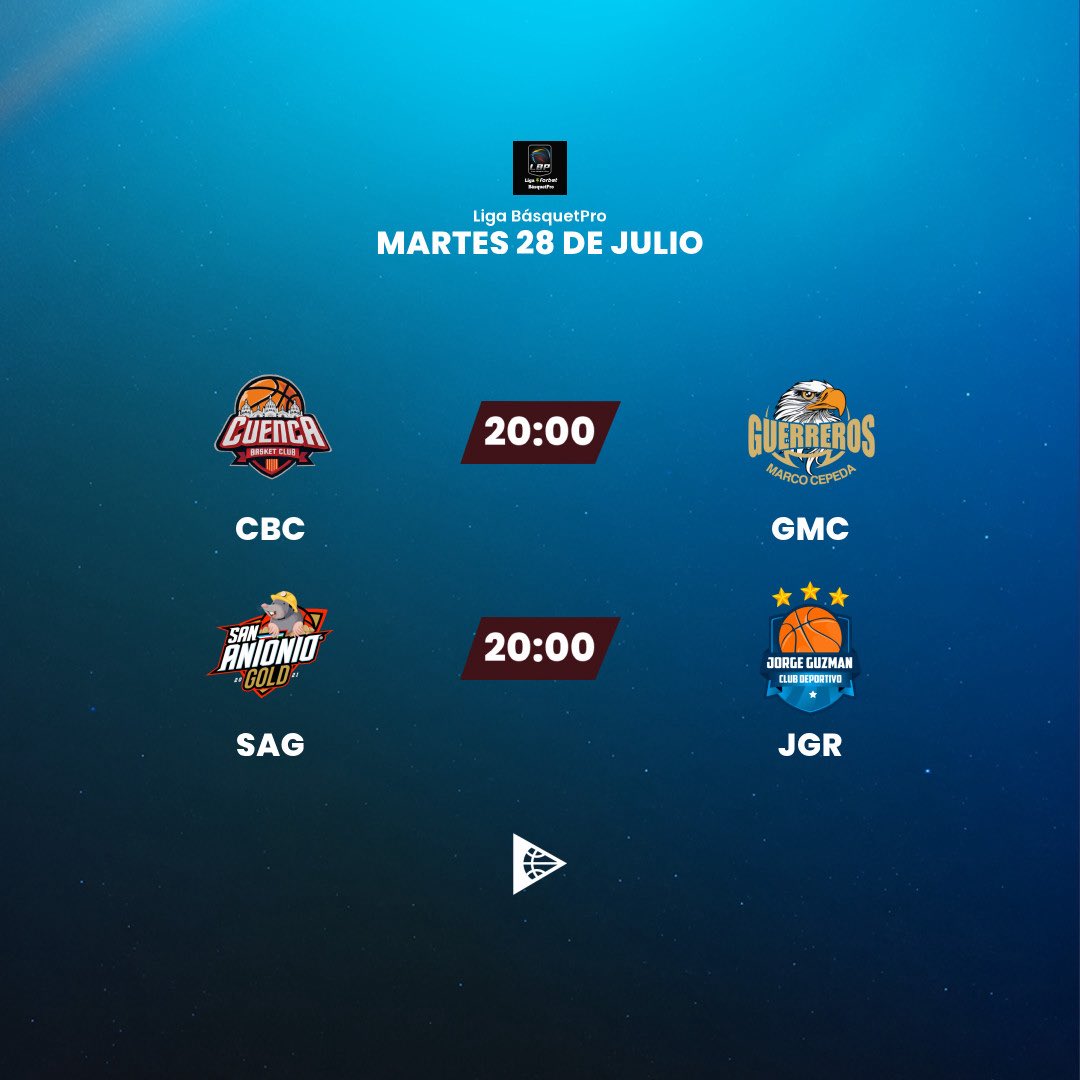 basquetpass_ecu's tweet photo. 🔥 ¡Martes de @LigaBasquetpro con dos partidazos! 

📲 Suscríbete y vive toda la acción en https://t.co/UQWbcQYVDe https://t.co/ukSuR2UUdI