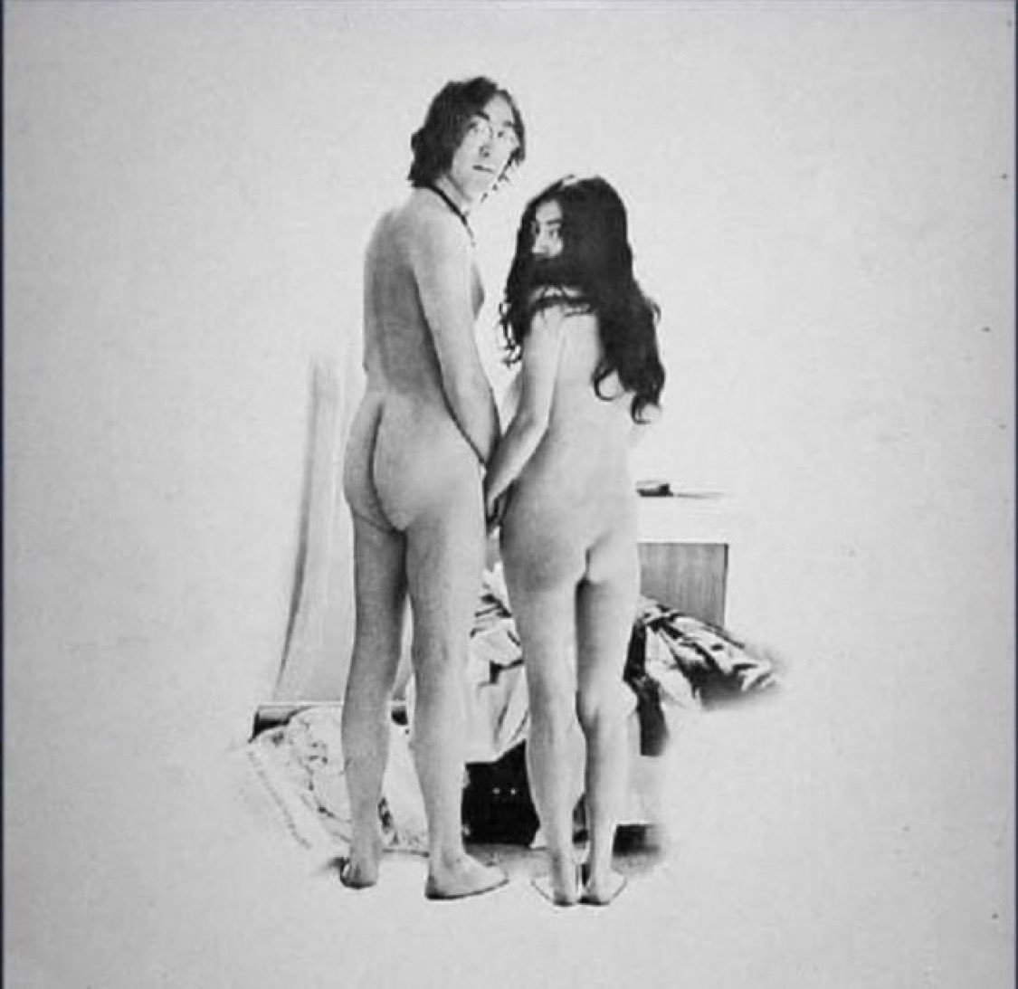 touchedbynobody's tweet photo. say what u like about John Lennon and Yoko Ono but they dont make bums like that anymore https://t.co/Z6U5no3GLj