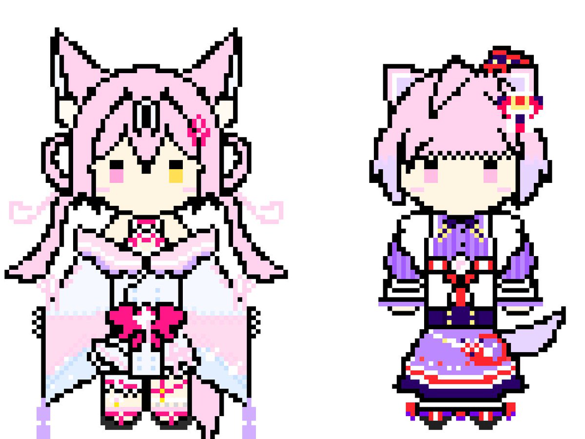 srr_sinobi's tweet photo. #5期生
#6期生
#7期生
#8期生
これにてCandleメンバー全員のドット絵が完成しました👏
一人は寂しいので2人まとめちゃいました https://t.co/J4su0htBcF
