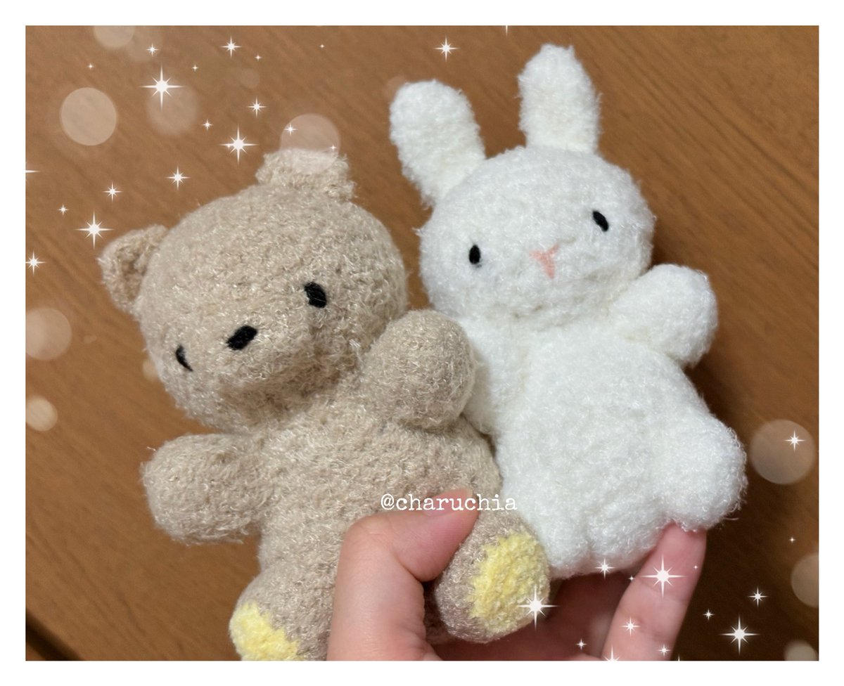 charuchia's tweet photo. うさぎさん誕生❣️🐰

 #あみぐるみ #かぎ針編み https://t.co/ip3ubu94kZ