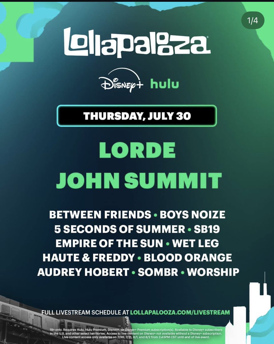 Monster_Chu's tweet photo. Official na!!!! SB19 is part of the line up of Disney+HK's Lollapalooza streaming!!!

D-3 SB19 LOLLAPALOOZA on DISNEYPLUS
@SB19Official #SB19 https://t.co/7O5vXWf0Sz