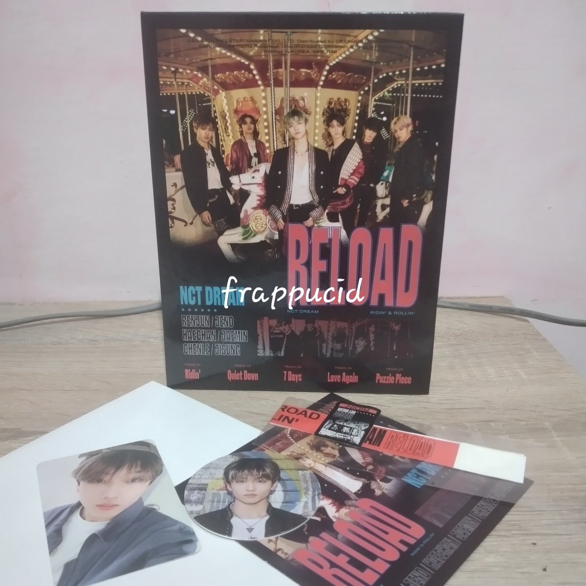 frappucid's tweet photo. [PRELOVED] NCT DREAM RELOAD ALBUM RIDIN VER. PC JISUNG JAEMIN
🌱 Good condi
🌱 Fullset kaya digambar yaa
🌱 Freebies
 https://t.co/XO8R4pGlgK https://t.co/3pIIoci9wZ