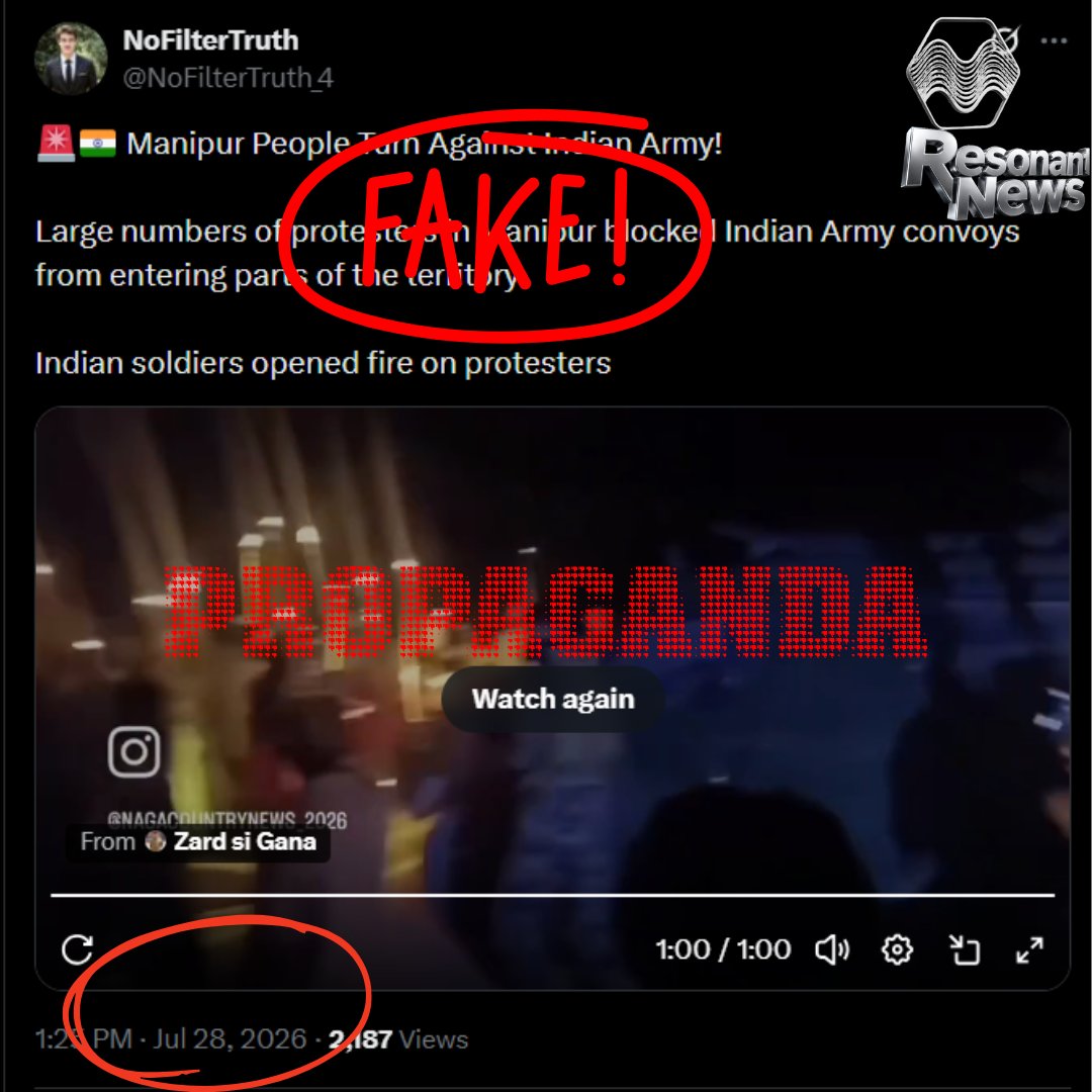 LevinaNeythiri's tweet photo. Stay alert buddies‼️

🔴Old news from MANIPUR is being recirculated. 👇👇👇

Misinformation is being used to manipulate public perception. 
Pls report such ids and content, and rely on only official ids and reliable news sources, https://t.co/UmVn33v9RN