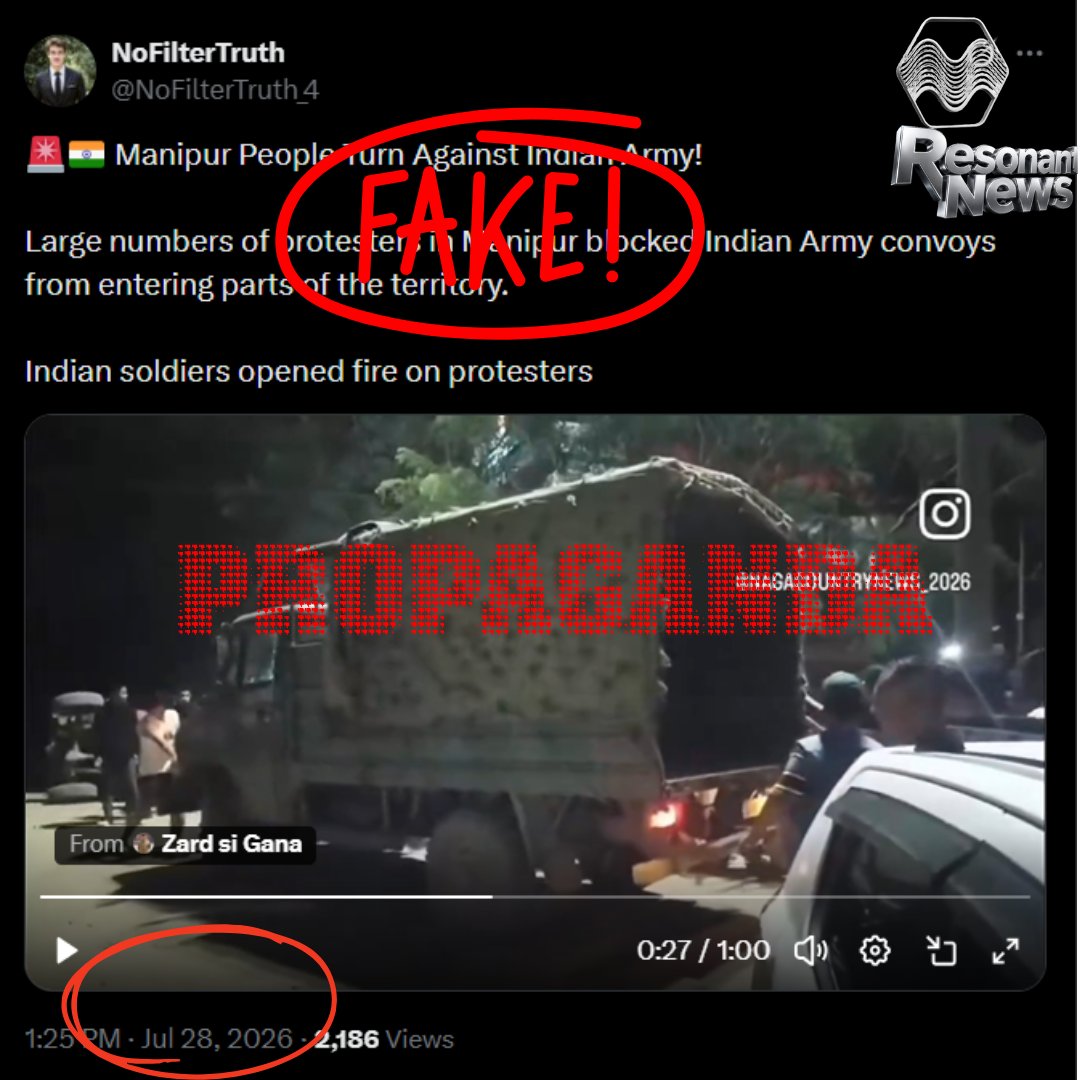 LevinaNeythiri's tweet photo. Stay alert buddies‼️

🔴Old news from MANIPUR is being recirculated. 👇👇👇

Misinformation is being used to manipulate public perception. 
Pls report such ids and content, and rely on only official ids and reliable news sources, https://t.co/UmVn33v9RN
