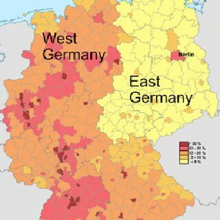 stats_planet's tweet photo. @theepicmap Distribution of Muslims in Germany https://t.co/KuPnJs45Bv