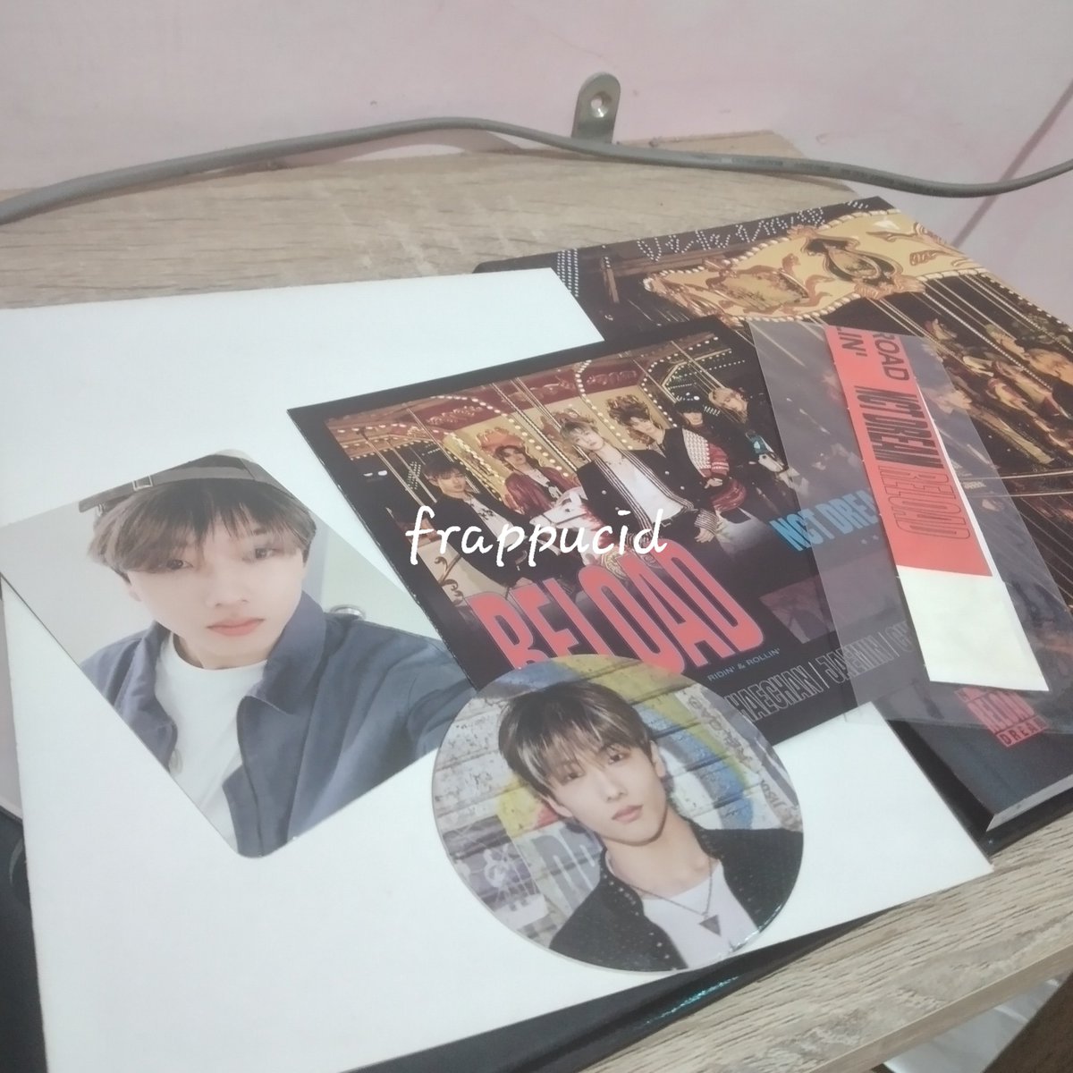 frappucid's tweet photo. [PRELOVED] NCT DREAM RELOAD ALBUM RIDIN VER. PC JISUNG JAEMIN
🌱 Good condi
🌱 Fullset kaya digambar yaa
🌱 Freebies
 https://t.co/XO8R4pGlgK https://t.co/3pIIoci9wZ