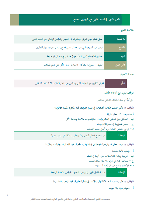 BadrAL_Balawi's tweet photo. فهم أعمق لاختيار الإجابة الصحيحة في أسئلة المواقف التربوية في اختبار التربوي العام للرخصة المهنية

تفضّل:
هذا ملف من 74 صفحة 
يبدأ في وصف "مفتاح الحل" داخل المعايير ثم يُقسم محتوى التربوي العام إلى أجزاء ومحاور مع أمثلة مواقف تربوية مختصرة.

حمّله من هنا :
https://t.co/3uKgjHwBRG

الفائدة : قراءة ومراجعة واستعداد لاختبار #التربوي_العام .

#إعداد_بدر_البلوي