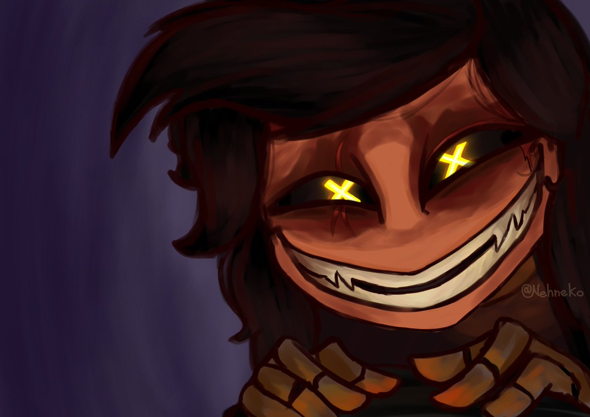 Nehneko's tweet photo. *giggle* cynessa watching uzi drag her dead boyfriend on the floor #cynessa #cyn #absolutesolver #murderdrones https://t.co/qfM7bz4bPO