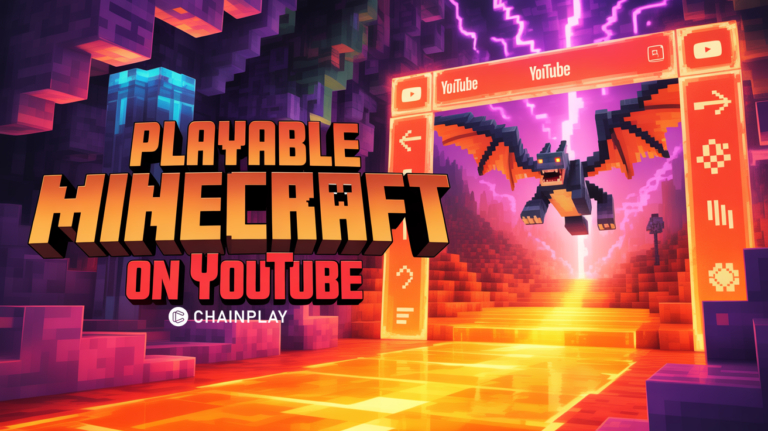 Chainplaygg's tweet photo. 🎮📺 Minecraft Inside YouTube?! 📺🎮
Two creators turned YouTube into a playable Minecraft experience—and it's way cooler than you'd expect. Read more in the comments! 👇
#Minecraft #YouTube #Gaming #Innovation #Chainplay https://t.co/E7M4LeWTQ0