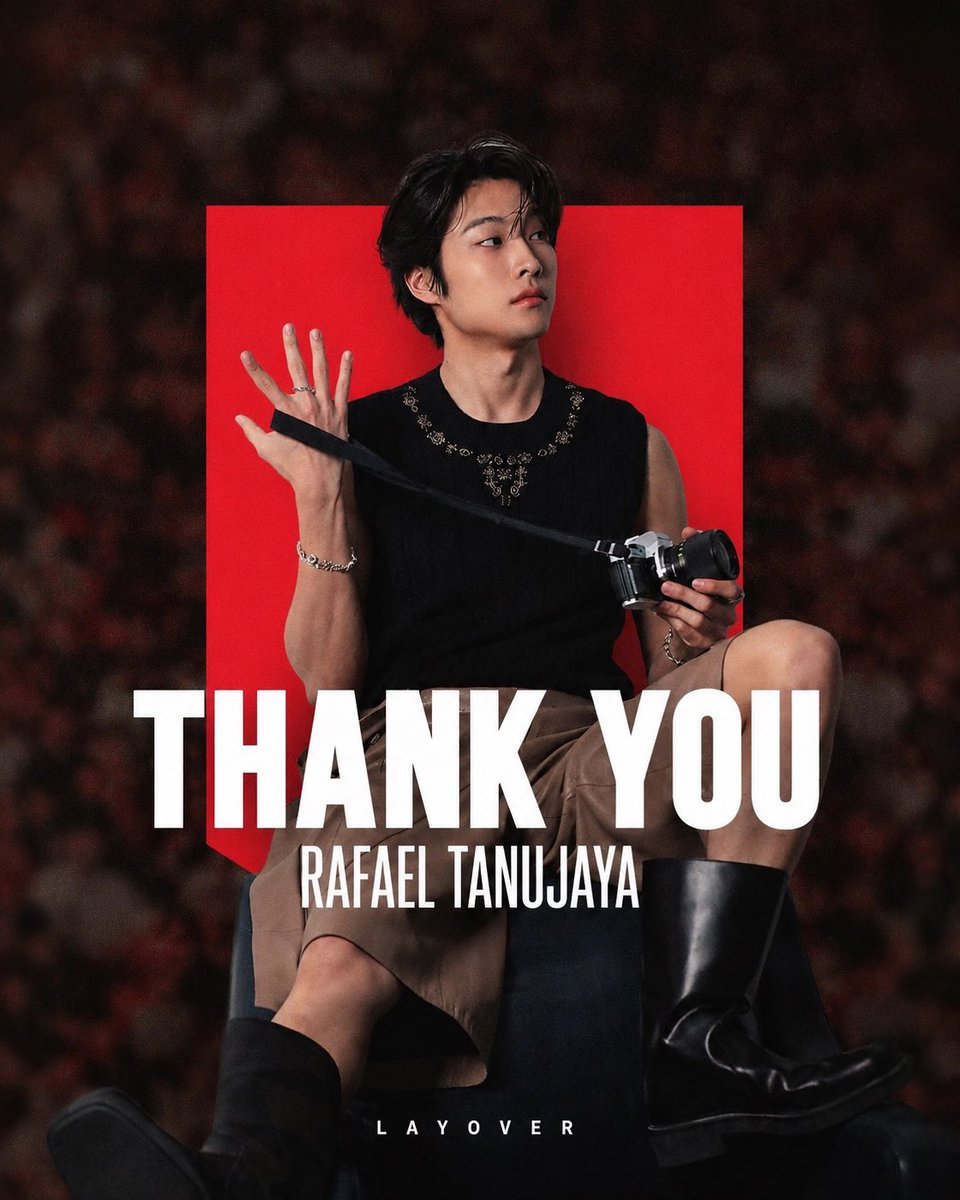 layoverzs's tweet photo. Today, we say goodbye to Rafael Tanujaya as he concludes his journey with Layover Management.

We are truly grateful for every moment, every story, and every memory shared throughout his time with us. https://t.co/eUk0xWCfJI