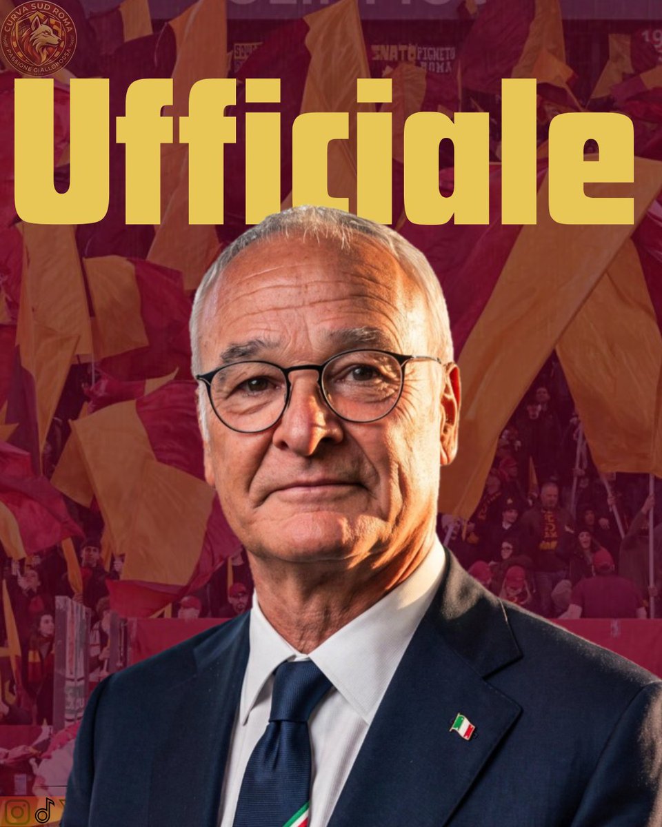 passgia1927's tweet photo. ‼️🇮🇹 UFFICIALE

#CALUDIORANIERI sarà il nuovo direttore tecnico della #Nazionale🇮🇹

#asroma #forzaroma #nusa https://t.co/uT6pUiAicR