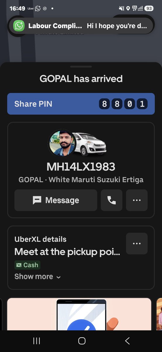 philiposejohn's tweet photo. @PuneCityPolice @Uber , the following driver has charged me double the fare for a ride booked on your app, he charged me Rs. 560 for a 16 km ride instead of Rs. 332 which your app showed. I had to pay it or he would have cancelled the ride and I had a train to catch. https://t.co/ZLsQvxKK5A