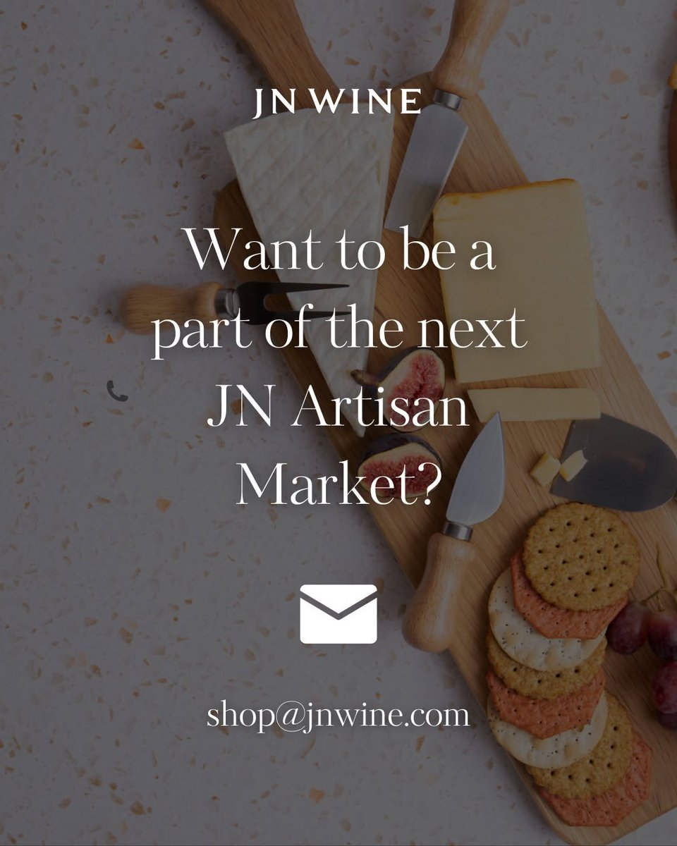 jnwine's tweet photo. 📣 Calling all artisan food &amp; craft producers!

Applications are now open for the JN Christmas Artisan Market on Sat 28th November🎄

Showcase your products, meet new customers &amp; be part of a festive shopping experience in Crossgar.

Interested? Email shop@jnwine.com ✉️ https://t.co/fnsvZ0rcFo