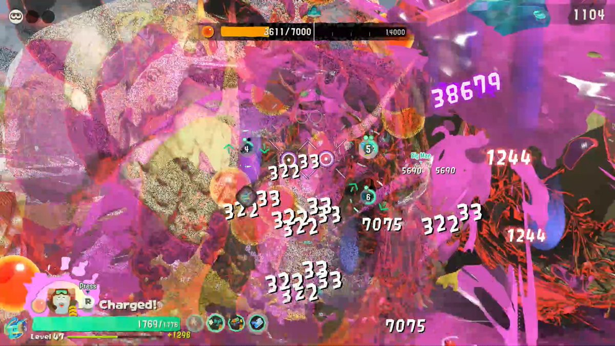 KeyBladeGX's tweet photo. 90% of the time in Splatoon Raiders your screen is just this. 😭 https://t.co/4aBNQ8AkYW