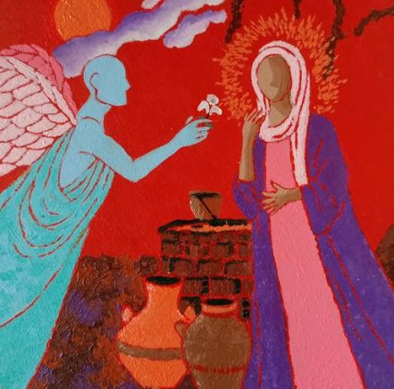 ArtistOluAlade's tweet photo. THE ANNUNCIATION 12" 12" round #painting #art #minimalistart by Oluwaseyi Alade @ArtistOluAlade 
https://t.co/cFGDp70Vmk https://t.co/niVV7e5XZy