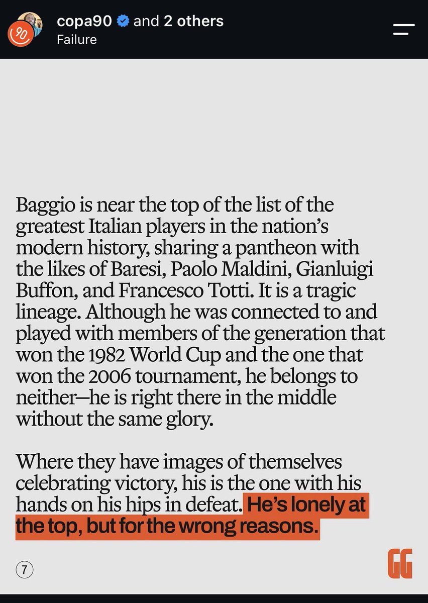 _Zeets's tweet photo. Anyway, Copa90 put up my Baggio essay

https://t.co/cklUJsu8ra https://t.co/61e8YrB8VH
