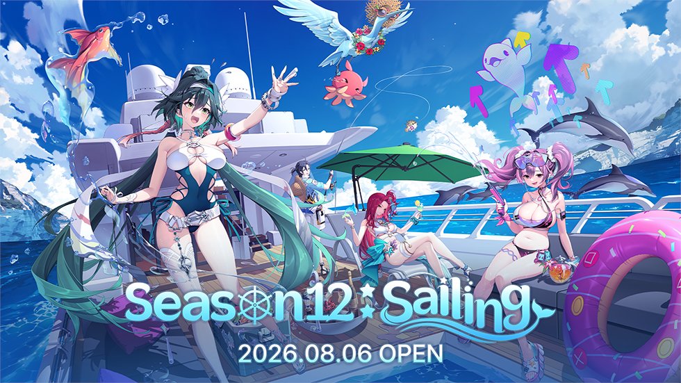 EternalReturnJP's tweet photo. ⛵️ 【シーズン12：セーリング】プレビューページ ⛵️

【シーズン12：セーリング】のプレビューページが公開されました！

アップデート内容を今すぐ確認してみましょう！

プレビューページ 🔽
https://t.co/jaz6hdBtDf

#エタリタ #エターナルリターン