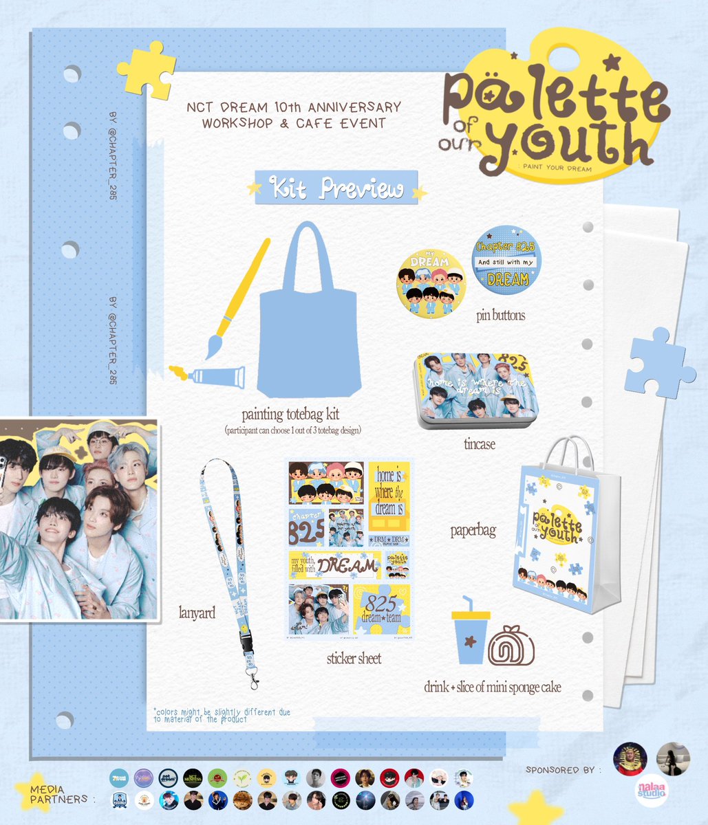 7DREAM_CREW's tweet photo. NCT Dream 10th Anniversary Cafe Event &amp; Workshop by @chapter_825
𝑷𝒂𝒍𝒆𝒕𝒕𝒆 𝒐𝒇 𝑶𝒖𝒓 𝒀𝒐𝒖𝒕𝒉 : 𝓟𝓪𝓲𝓷𝓽 𝓨𝓸𝓾𝓻 𝓓𝓻𝓮𝓪𝓶

Save the Date!
🗓️ 30th August 2026
🏠 Chic Caffeine Coffee

💌 RSVP [Limited Slot]
🕰️ 30th July 2026 at 19.00 WIB
🔗  https://t.co/ncEl2RHCMY https://t.co/1ScRkm2OeX
