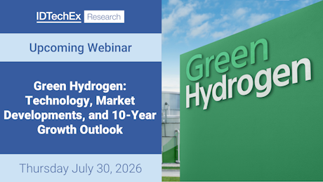 IDTechEx's tweet photo. Webinar | Green Hydrogen Technology and Market Developments: Join IDTechEx Technology Analyst Dr Cherie Wong on Thursday 30 July for the expert-led webinar, "Green Hydrogen: Technology, Market Developments, and 10-Year Growth Outlook". Choose your… https://t.co/yRBwtRo7rw https://t.co/IGeOOEC0fz