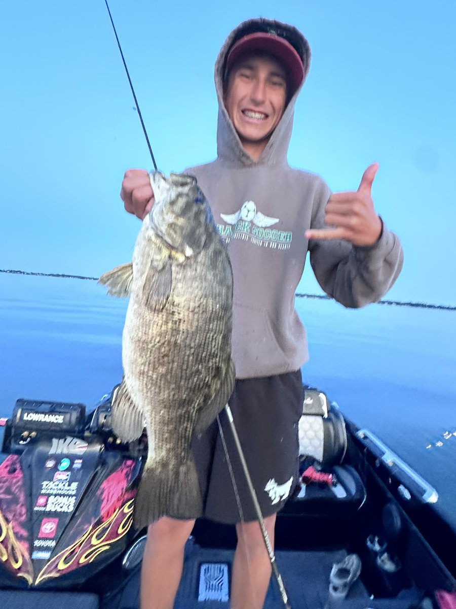 mike_Iaconelli's tweet photo. What an incredible three days of bass fishing with @vegasthehammer up on the St. Lawrence River in New York! This place has to be one of the best smallmouth fisheries in the world! https://t.co/YYsDbSSJhD