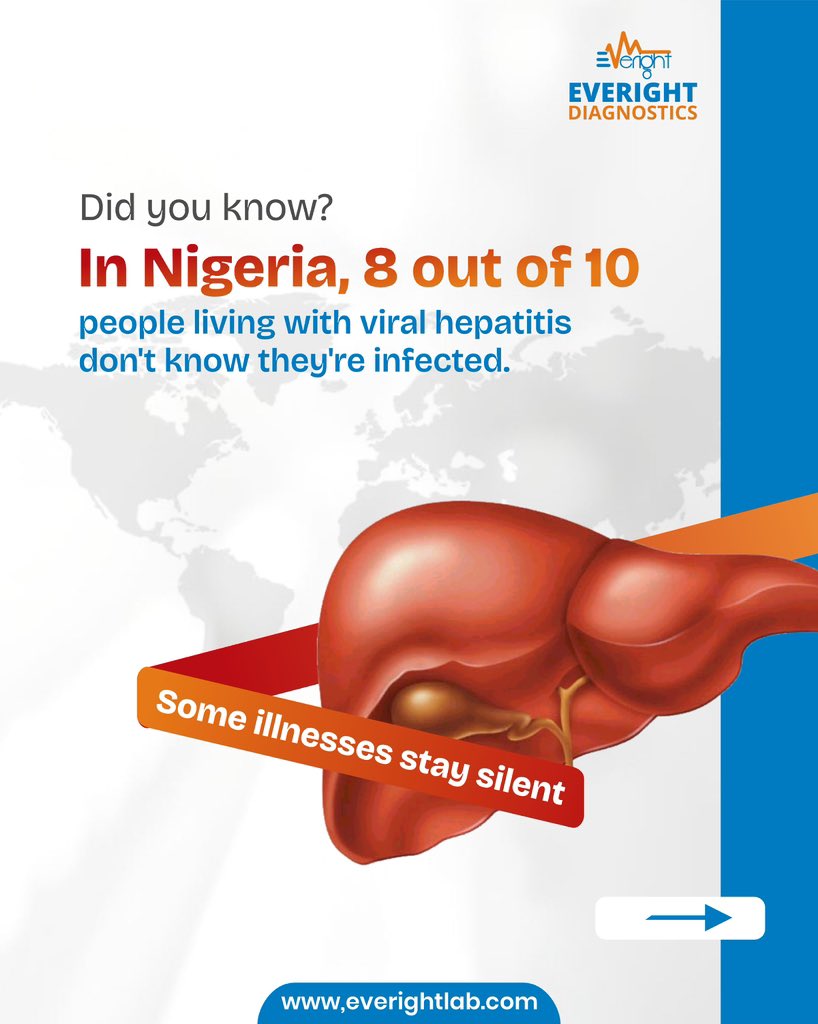 everightlab's tweet photo. Today, on World Hepatitis Day, we stand together to raise awareness about hepatitis and the importance of early detection.

Hepatitis can affect anyone, but with timely screening, vaccination (where available), and proper care, many cases can be prevented or effectively managed. https://t.co/acZvT8G9M2