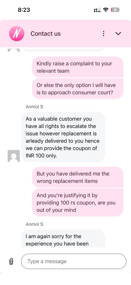 H__Agarwal's tweet photo. @MyNykaa @nykaacares Never trust Nykaa,instead of delivering a lipstick of 3.4 g I got 0.8 g. Even after replacement, they did same thing and now they are offering 100rs coupon for rs.3000 lipstick. Deliver the correct product or else I’m going to file a case in consumer court. https://t.co/K5StIs33JS