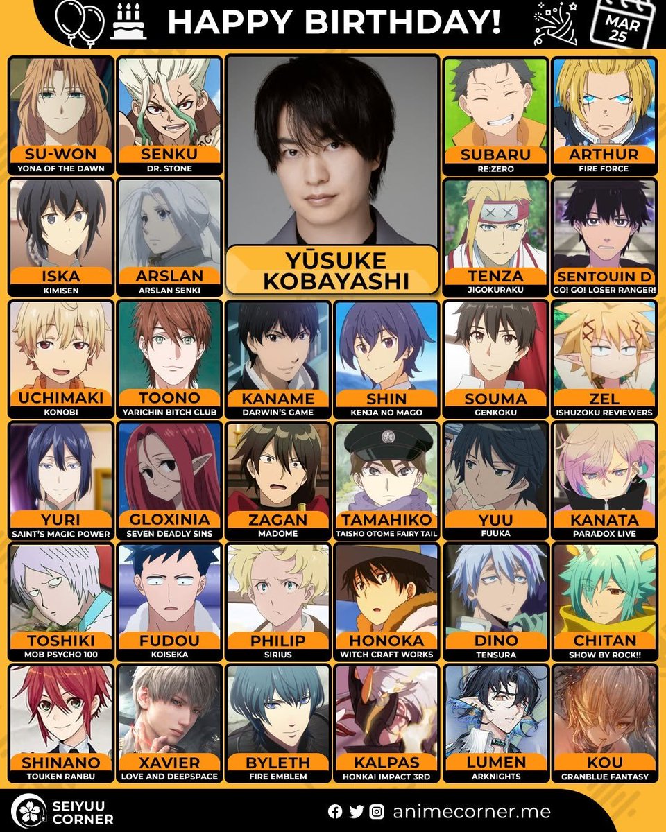 Idvtrans_th's tweet photo. ประกาศผู้ให้เสียงพากย์ญี่ปุ่น  

เอมิล CV: Kobayashi Yusuke  
ผลงานเด่น: Kalpas (HI3) เซนคู (หมอหิน) สุบารุ (Re:ZERO)

เอด้า เมสเมอร์ CV: Itou Shizuka
ผลงานเด่น: Kafka (HSR) รินโด (ยอดนักปรุงโซมะ) มินาโกะ/เซเลอร์วีนัส (เซเลอร์มูน)

via Seiyuu Corner #IdentityVTH https://t.co/Z2XVGyIcRs