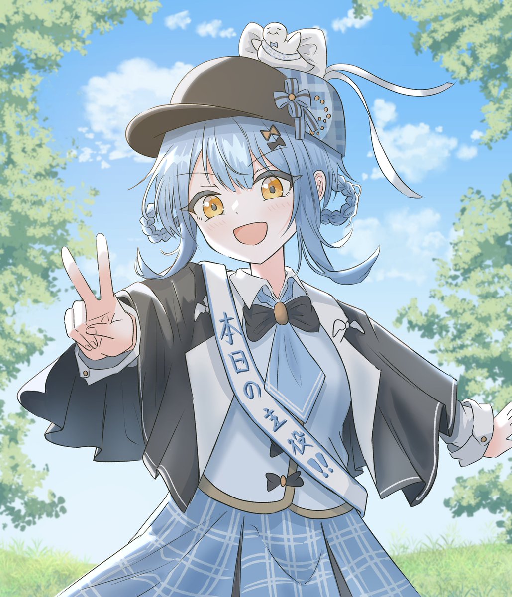 nato1212s's tweet photo. シェリーお誕生日おめでとう🎂
「可愛く撮ってくださいねー！」
#橘シェリー生誕祭2026 
#まのさば二次創作 https://t.co/B1eMS4SoDf