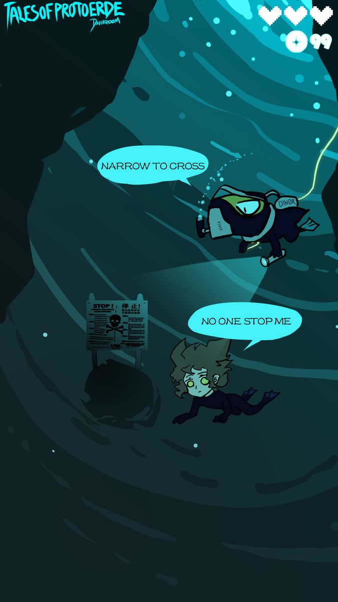 dinorroom's tweet photo. TALES OF PROTOERDE 02 cave diving
#oc https://t.co/w8Rf0etw2u