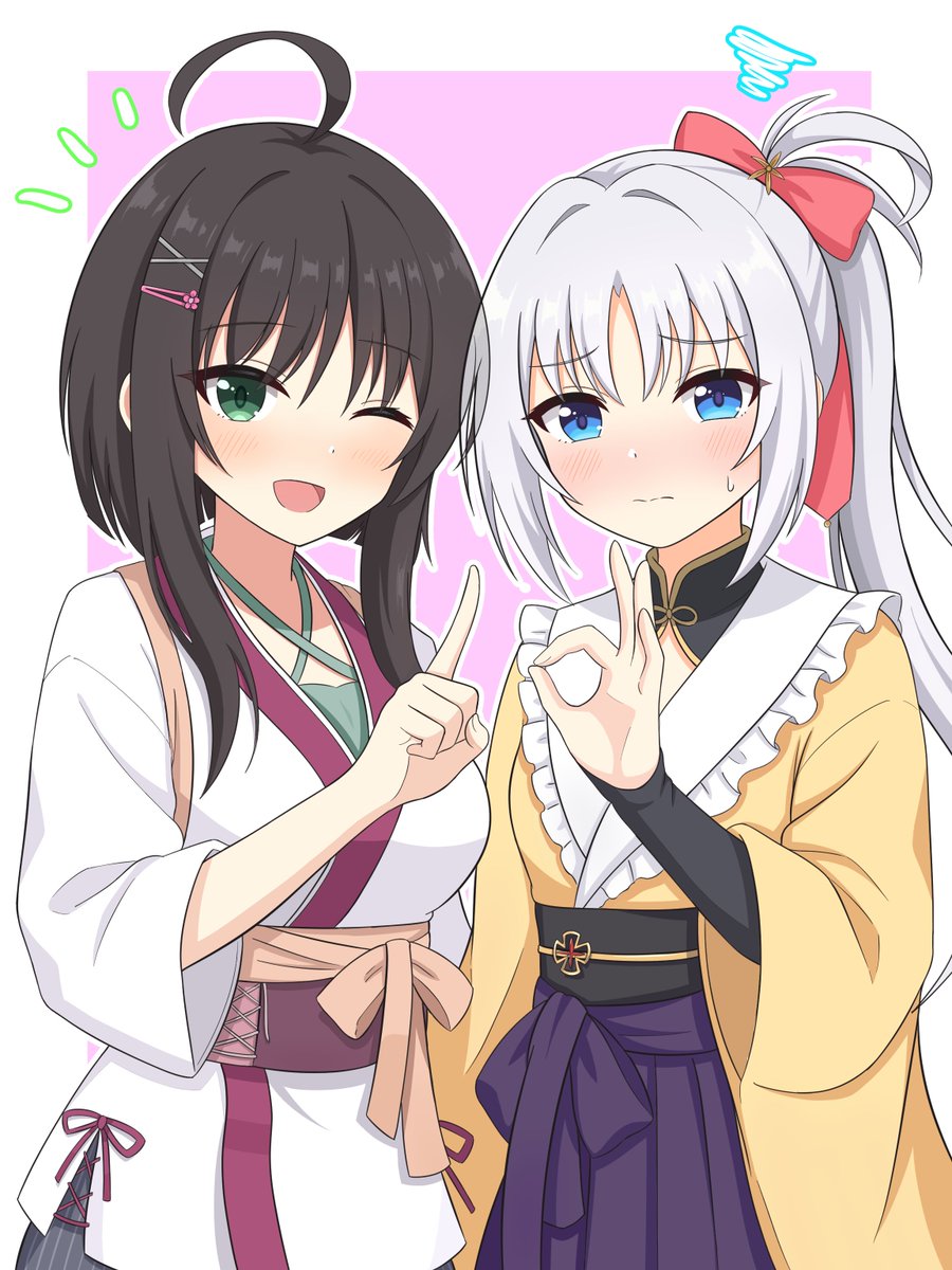 千恋＊万花10周年記念の常陸茉子さんと朝武芳乃さま #千恋万花