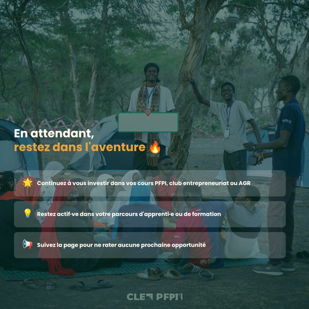 EDC_Senegal's tweet photo. 📢 Camp de Leadership et d'Entreprenariat 2026
Découvrez les participants: https://t.co/5gn10rcKCh
@MastercardFdn @EDCtweets @Mefpt_sn @221men https://t.co/nbFOkbzKrU