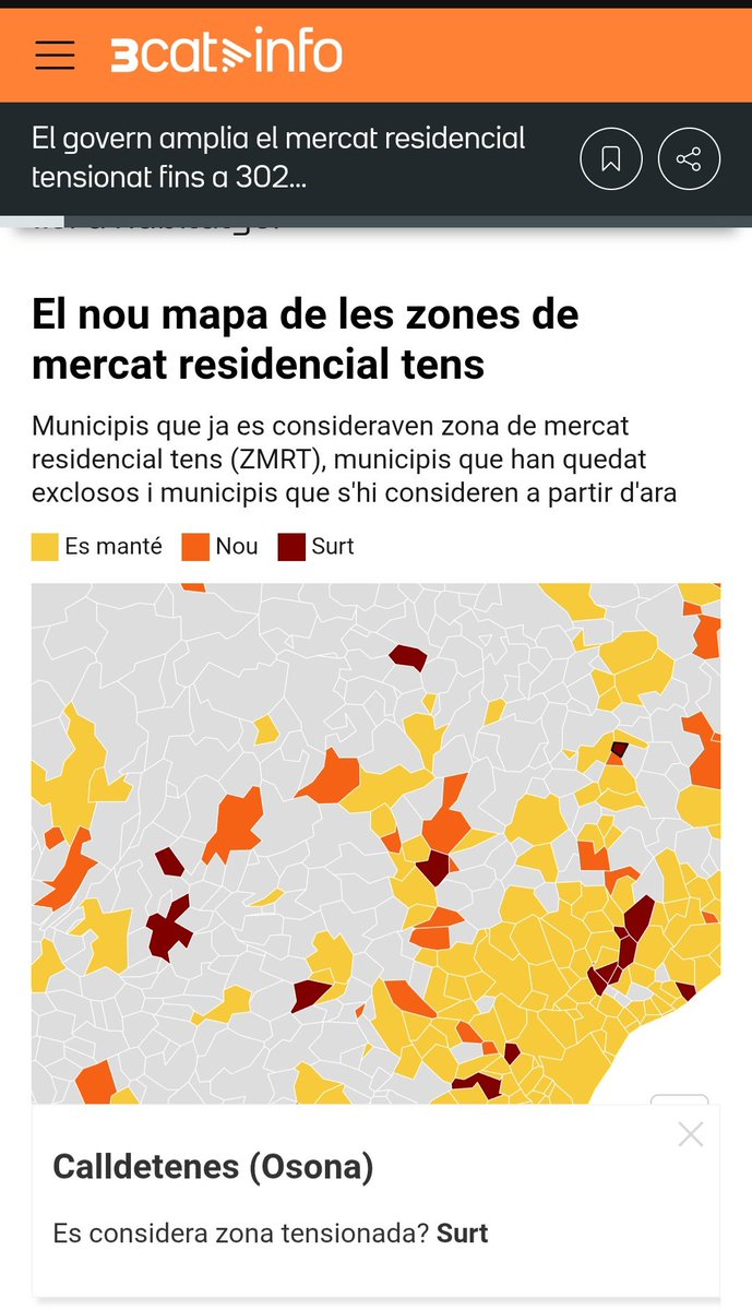 AdoberiesNo's tweet photo. Sorpresos. El govern amplia els municipis dins de la ZMRT, però en surten alguns pobles o ciutats com Calldetenes, Lleida, Reus, Granollers...
Segons el mateix govern es treuen municipis perquè ja no compleixen els requisits:
 1/3 https://t.co/vyvKBJn5Wj