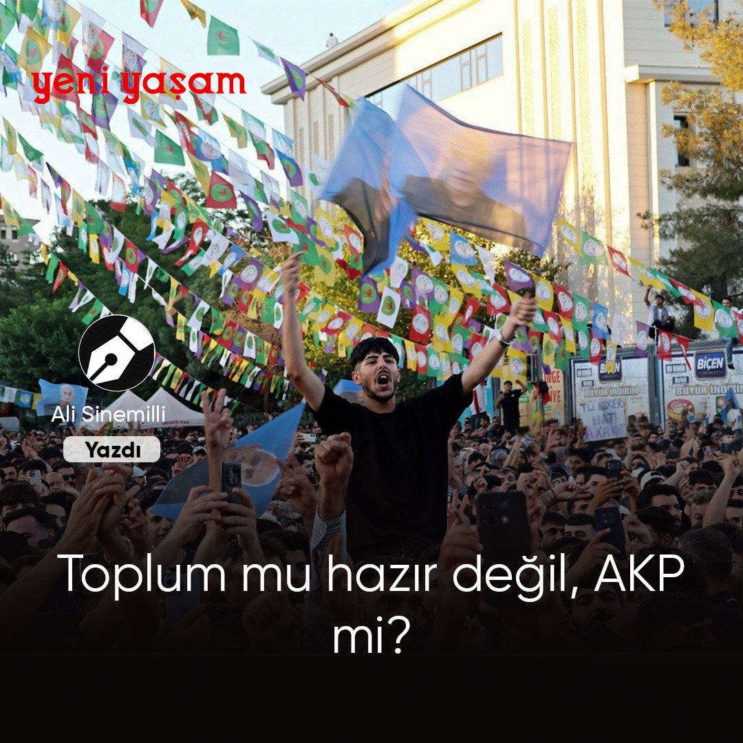 yeniyasamnews5's tweet photo. 📌Toplum mu hazır değil, AKP mi?

▪️AKP ‘toplum hazır değil’ diyerek tartışılan yasal düzenlemede Önder Apo ve Özgürlük Hareketi Yönetimi ile ilgili bir düzenlemenin olmadığını dile getirmektedir. Hiç kuşku yok ki, bunlar farazi değerlendirmelerdir. Gerçeklikle alakası yoktur. İki yıla yaklaşan süreçte özel savaş merkezinin yönlendirdiği belli odaklar dışında toplumun doğrudan kendisinden bir tepki gelişmemiştir

🖊Ali Sinemilli

https://t.co/7yUaZRkt6S