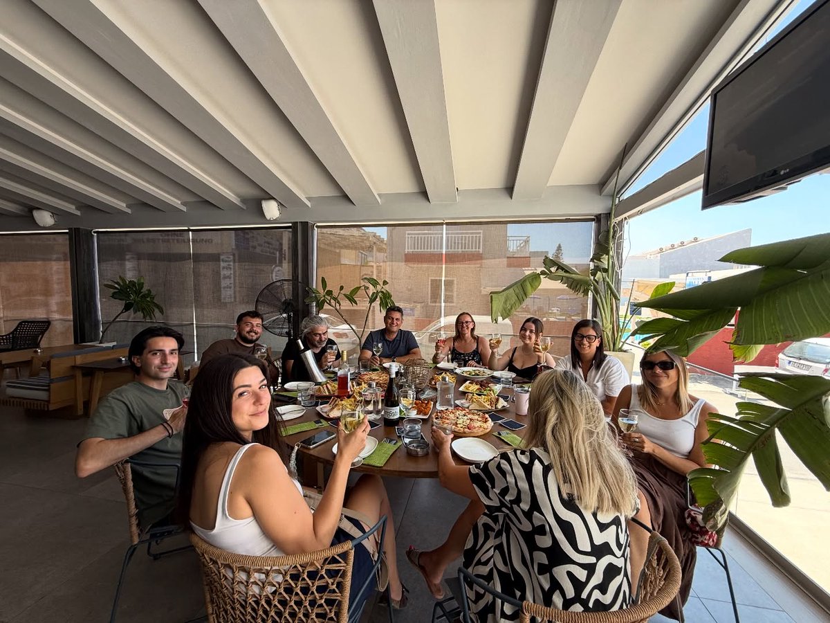 CreteVillas4u's tweet photo. Behind every great holiday is a team that enjoys working together. 📷
Last week’s team lunch was a great opportunity to pause, share a meal, and enjoy each other’s company.
Here’s to many more moments like these! https://t.co/e8QVgzyvYV