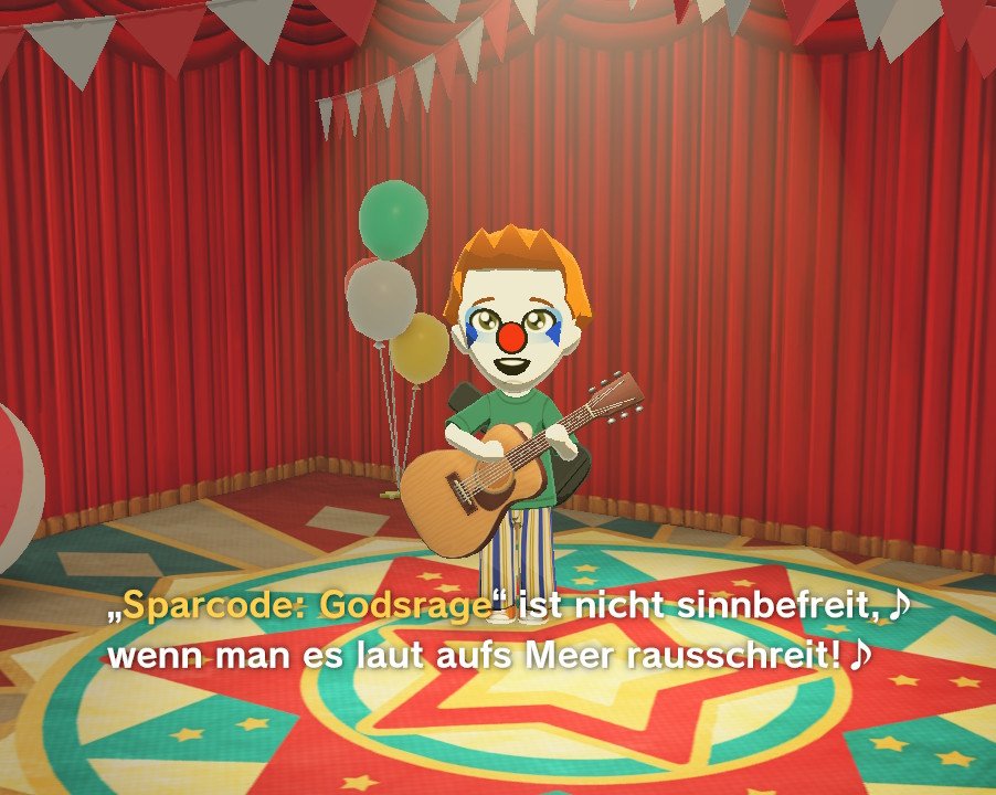 AureliaJellyR's tweet photo. Clownie hat ein bisschen Langeweile und schreibt Songs über Sparcode: Godsrage
https://t.co/5TAXOxvWR2
@DieKetzerKirche Ich hoffe immer noch, dass es irgendwann bei der Ketzer-Kirche-Messe ein mit Gitarre begleitetes Opening gibt :)
#Clownie
#Godsrage
#TomodachiLife https://t.co/nSb9EkdMQA