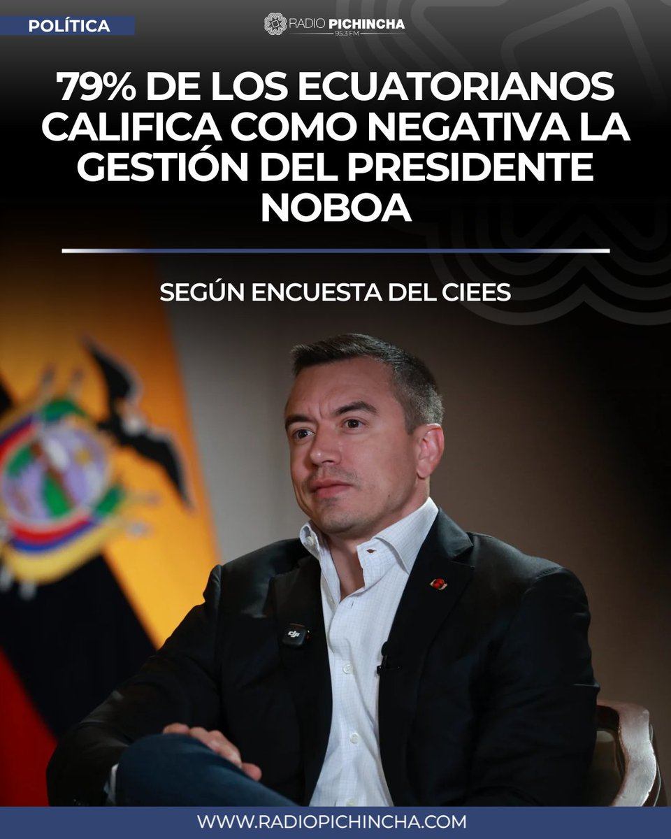radio_pichincha's tweet photo. 🏛️#Política | La encuesta también evaluó las expectativas de la población sobre el futuro del país. Los resultados muestran que apenas el 22% se declara optimista.
#LaRadioDeLasNoticias
Los detalles⤵️
https://t.co/mQhC5yd6g4 https://t.co/9VcjEvfnvf