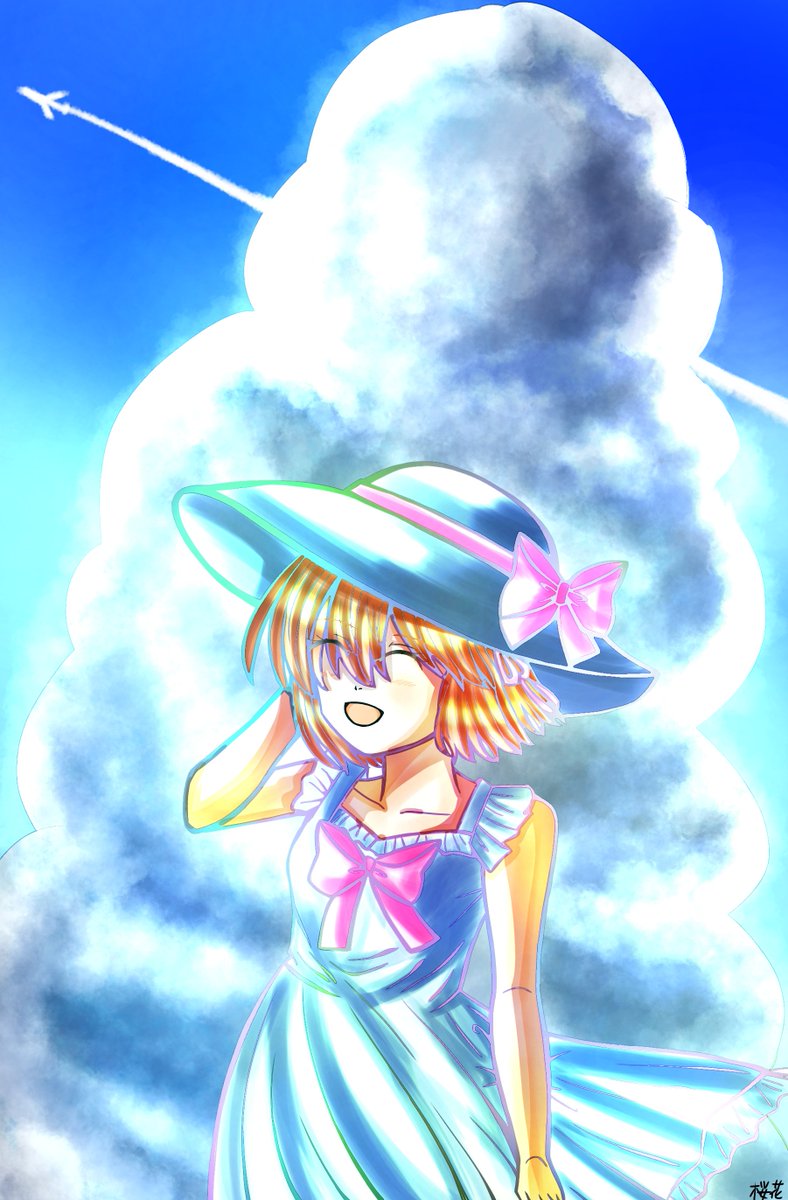 自創作のさくら 夏Ver #絵描きさんと繋がりたい