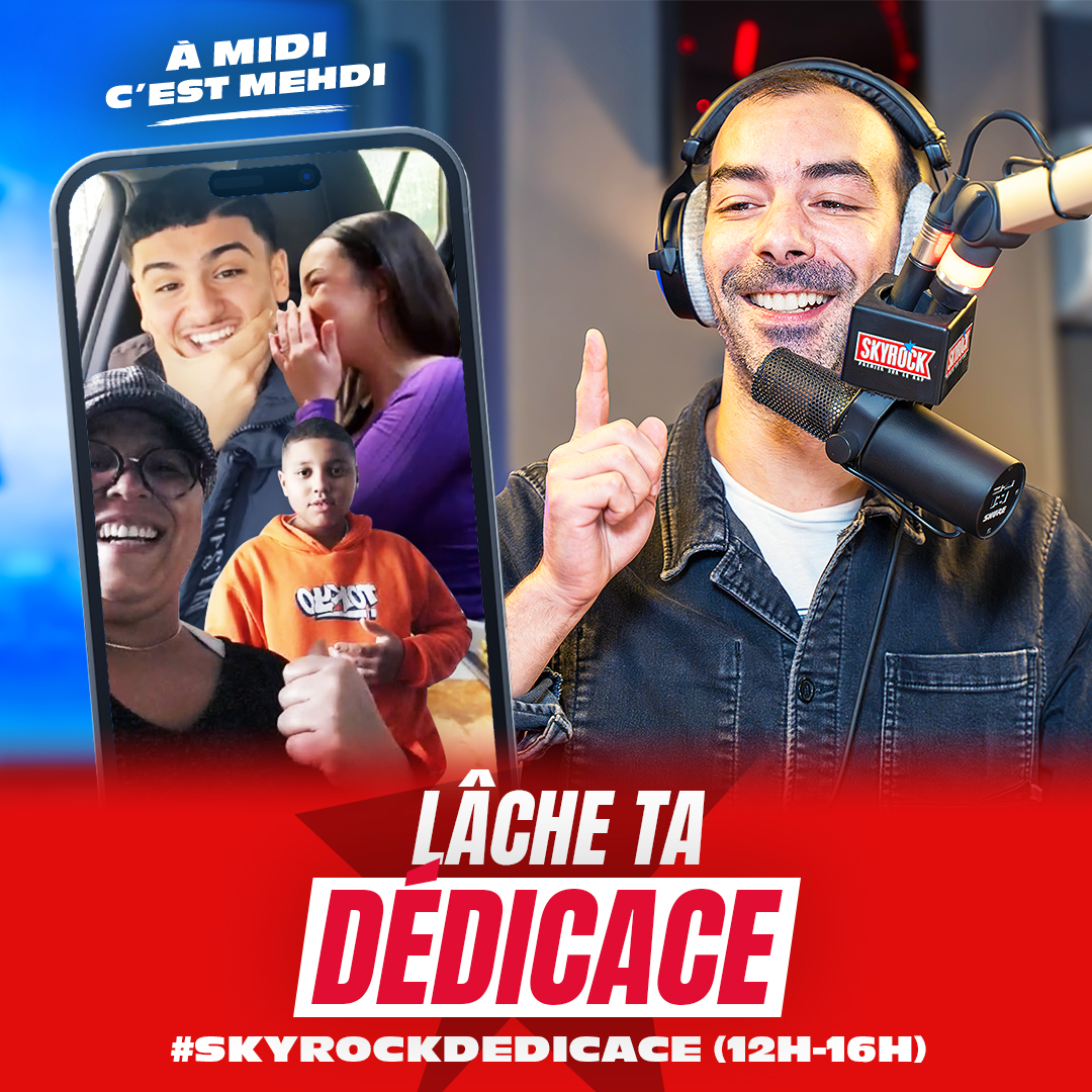 SkyrockFM's tweet photo. RDV dès 12h avec vos messages !

#skyrockdedicace avec @mehdiradio

(12H-16H) 🏖️🌞🕶️

🔊 Branche toi https://t.co/eJTl1lhexc https://t.co/B4Mpgiij9Z