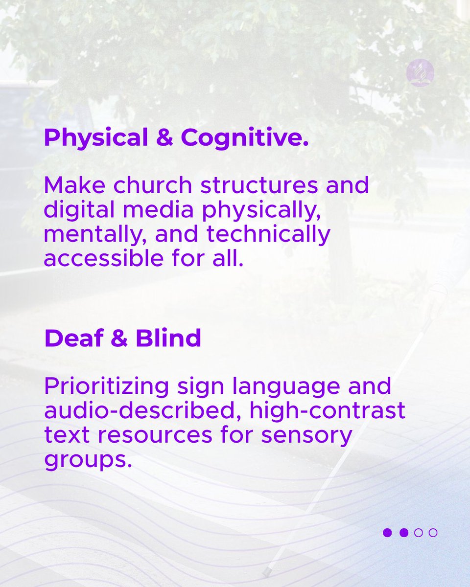 adventistasia's tweet photo. Make your church accessible! 🌍
We must welcome all, including those with sensory & mental health needs.
👉 Swipe for 7 unique ministries to speak with One Voice for Jesus!
📥 Download the official APM Audit at the link in our bio!
#OneVoice27 #MissionForAll #AdventistAsia https://t.co/dYQHyn7RTS